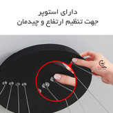لوستر آویز تارا مدل مدرن کد CR260